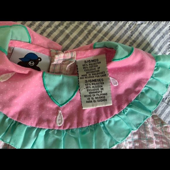 Vintage Peek-a-Babe Watermelon Romper - Picture 5 of 9